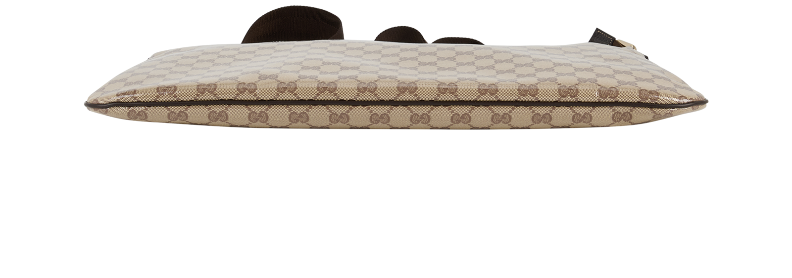 Large Messenger, &pound;550, Handbags, Beige/Brown, Canvas/Leather, Top view